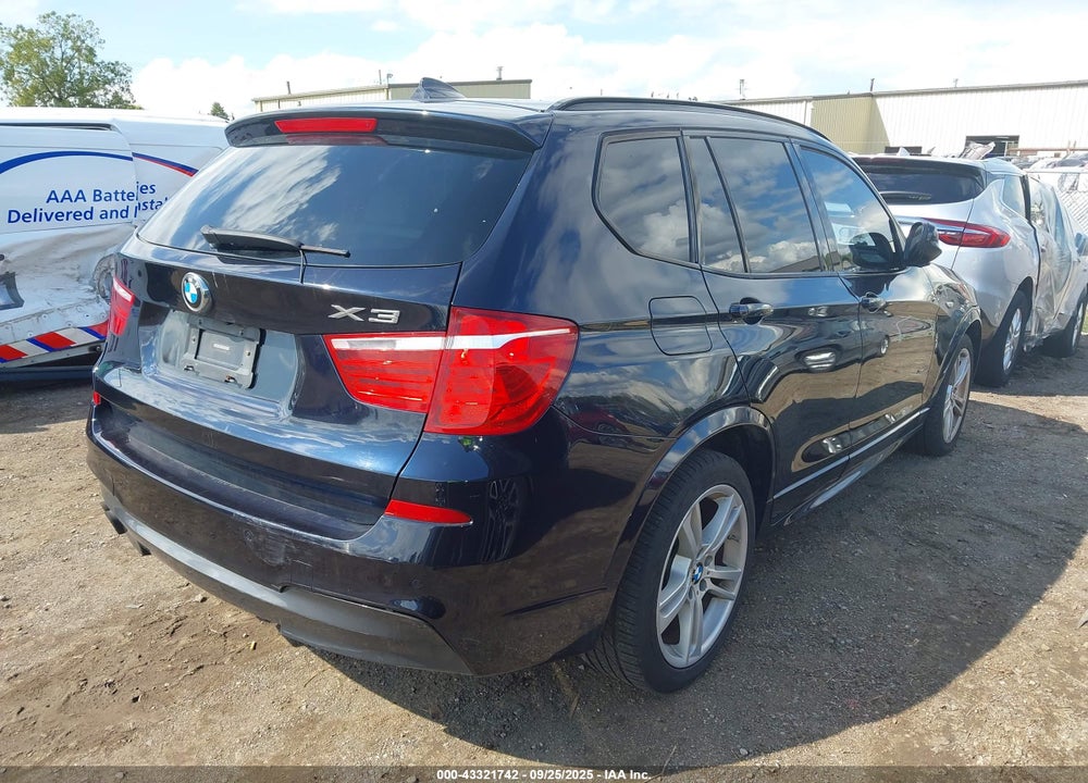 2013 BMW X3 XDRIVE28I VIN: 5UXWX9C51D0A10836