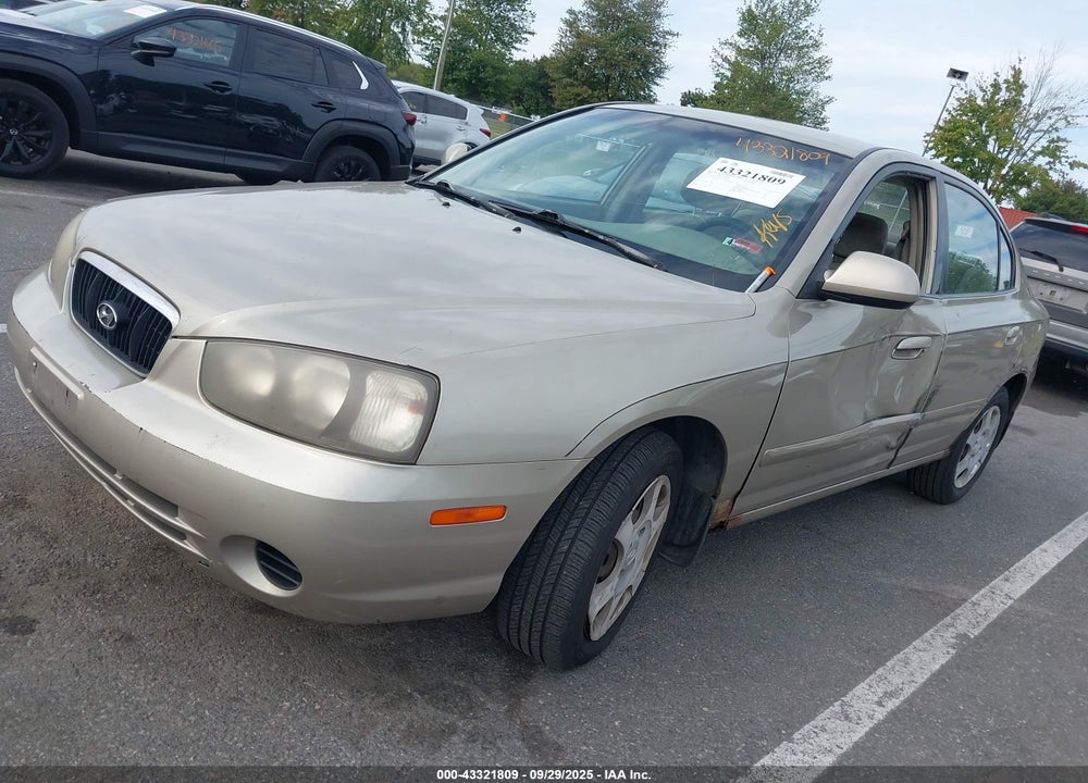 2001 HYUNDAI ELANTRA GLS VIN: KMHDN45D41U128978