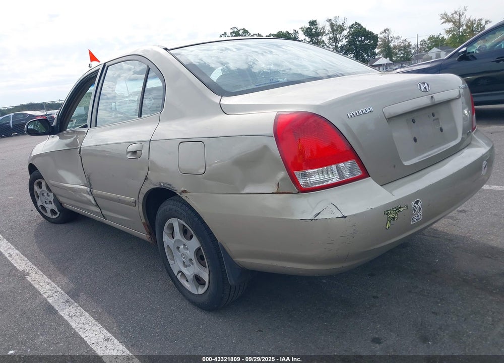 2001 HYUNDAI ELANTRA GLS VIN: KMHDN45D41U128978