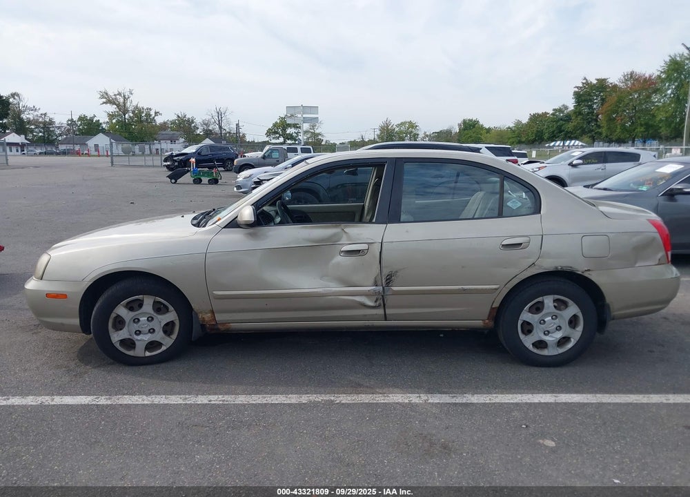 2001 HYUNDAI ELANTRA GLS VIN: KMHDN45D41U128978