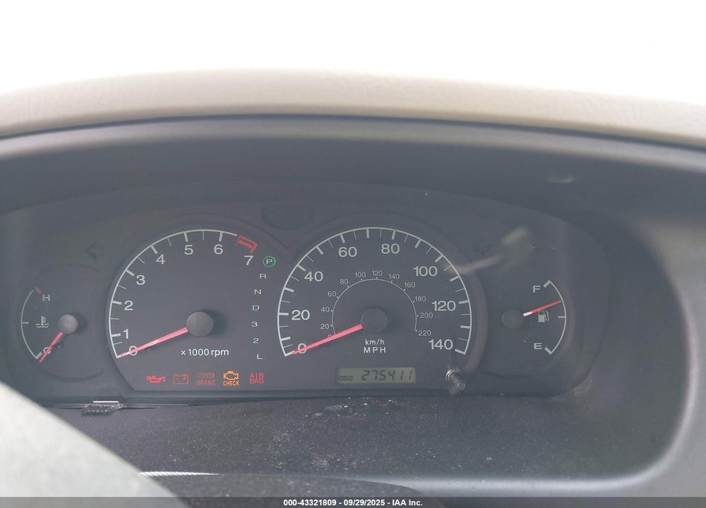 2001 HYUNDAI ELANTRA GLS VIN: KMHDN45D41U128978