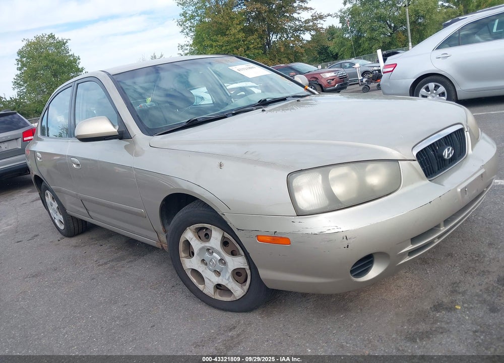 2001 HYUNDAI ELANTRA GLS VIN: KMHDN45D41U128978