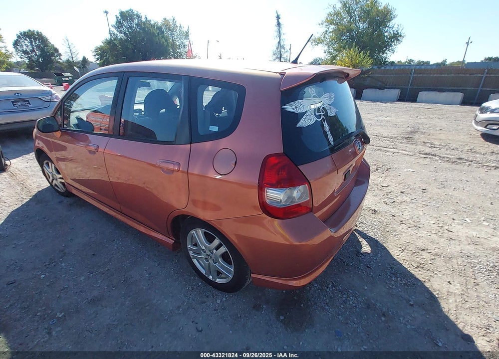 2007 HONDA FIT VIN: JHMGD38617S067040