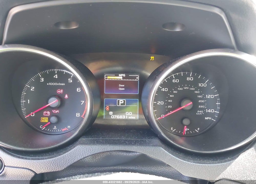 2017 SUBARU OUTBACK 2.5I VIN: 4S4BSAAC4H3309977