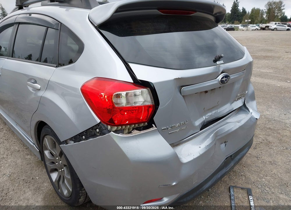 2013 SUBARU IMPREZA 2.0I SPORT LIMITED VIN: JF1GPAU63D2892808