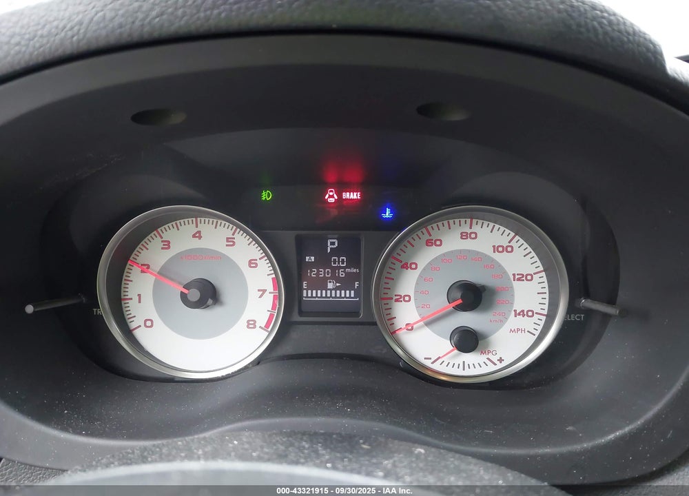 2013 SUBARU IMPREZA 2.0I SPORT LIMITED VIN: JF1GPAU63D2892808