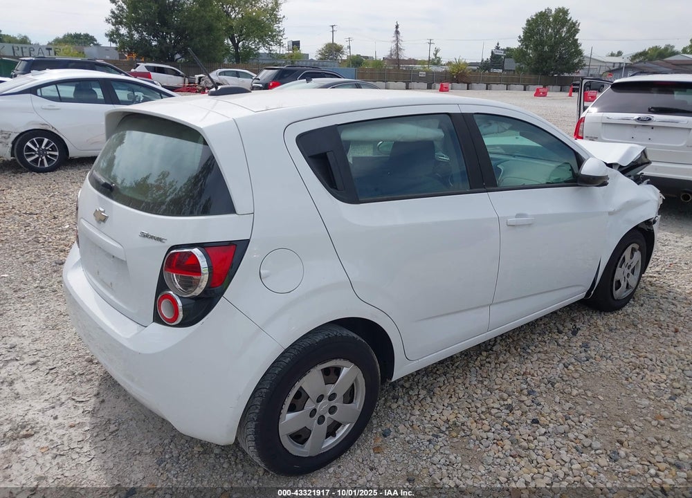 2016 CHEVROLET SONIC VIN: 1G1JA6SH7G4174537