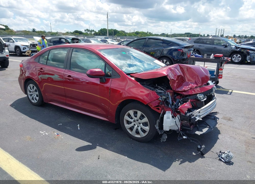 2022 TOYOTA COROLLA LE VIN: JTDEPMAE7NJ216738