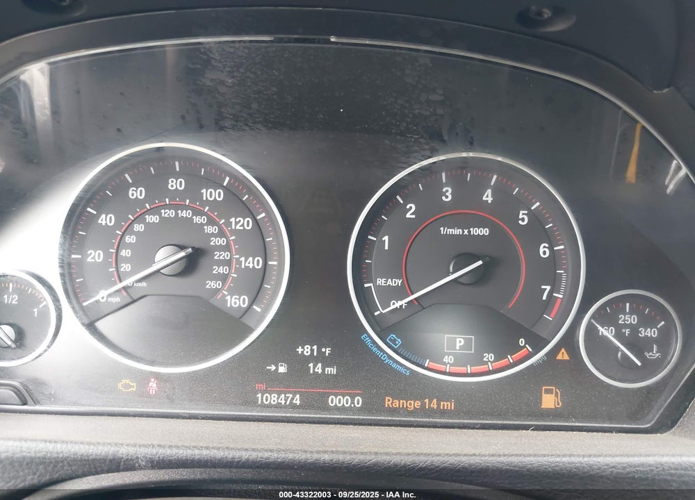 2016 BMW 3 SERIES VIN: WBA8E9G51GNU27658