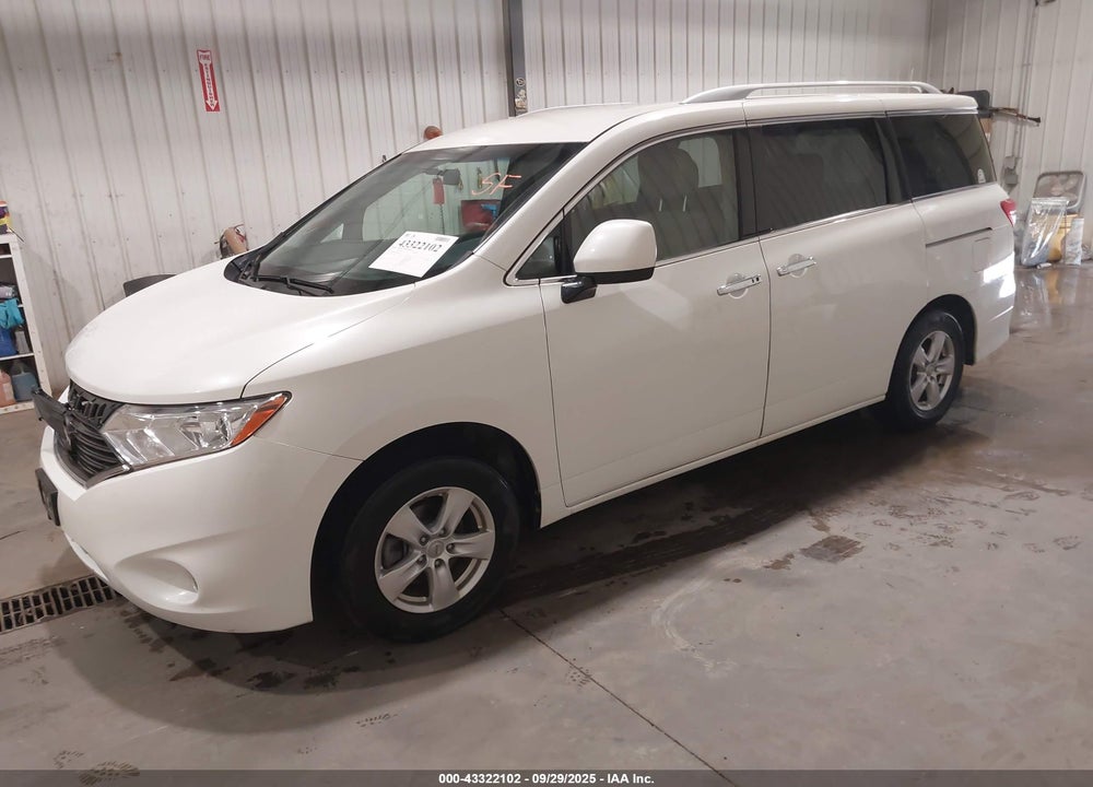 2017 NISSAN QUEST SV VIN: JN8AE2KP0H9168597