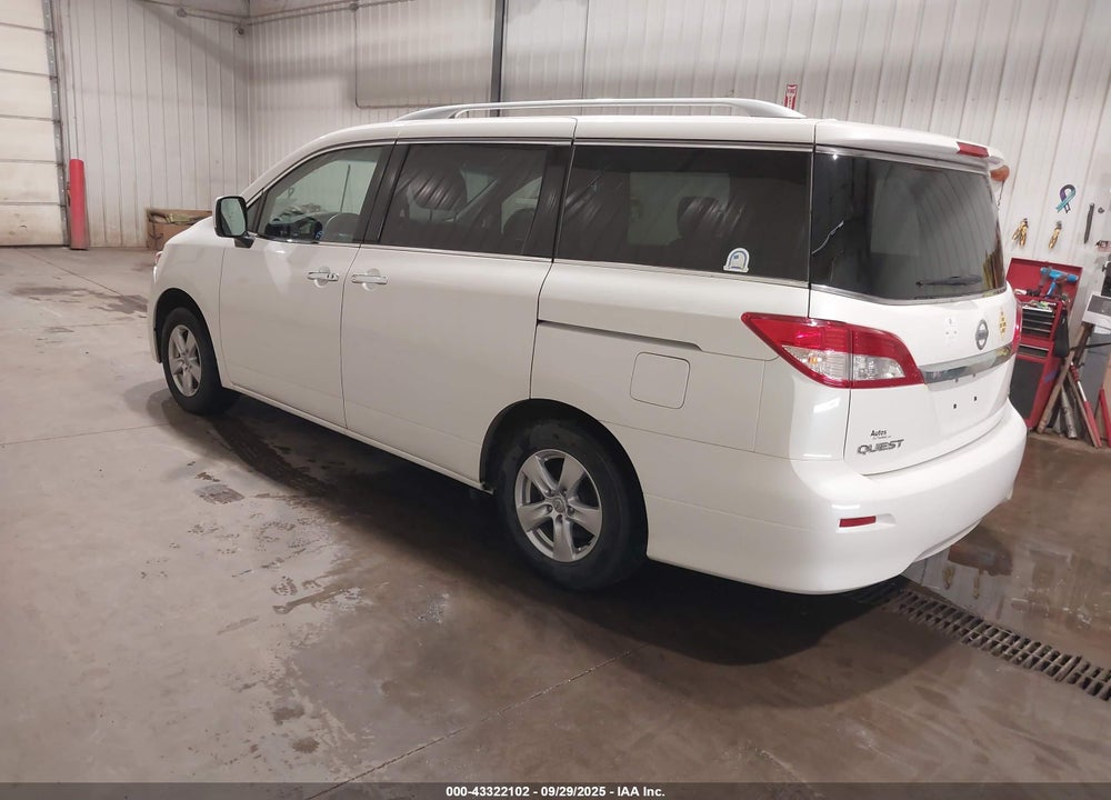 2017 NISSAN QUEST SV VIN: JN8AE2KP0H9168597
