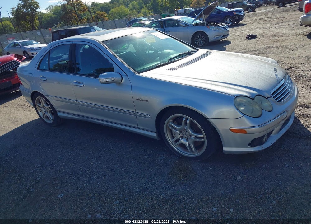 2006 MERCEDES-BENZ C 55 AMG VIN: WDBRF76J06F740750