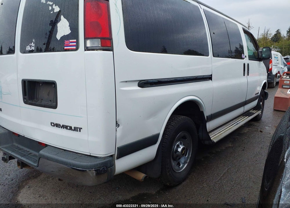 2000 CHEVROLET EXPRESS VIN: 1GAGG25R7Y1190813