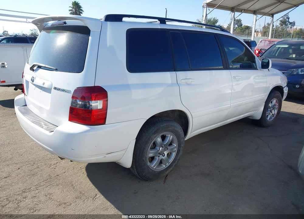 2007 TOYOTA HIGHLANDER VIN: JTEEP21A970210235