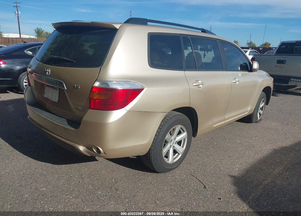 2008 TOYOTA HIGHLANDER VIN: JTEES41A682038875