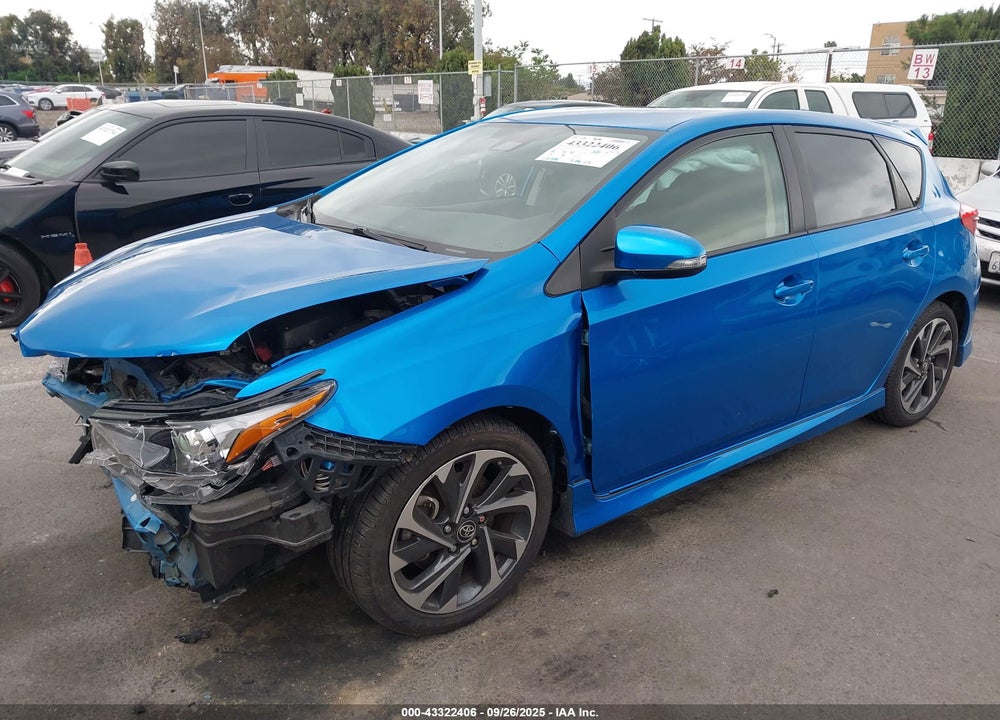 2018 TOYOTA COROLLA IM VIN: JTNKARJEXJJ572768