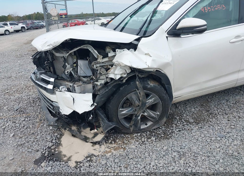 2019 TOYOTA HIGHLANDER LIMITED/PLATINUM VIN: 5TDDZRFH4KS927995