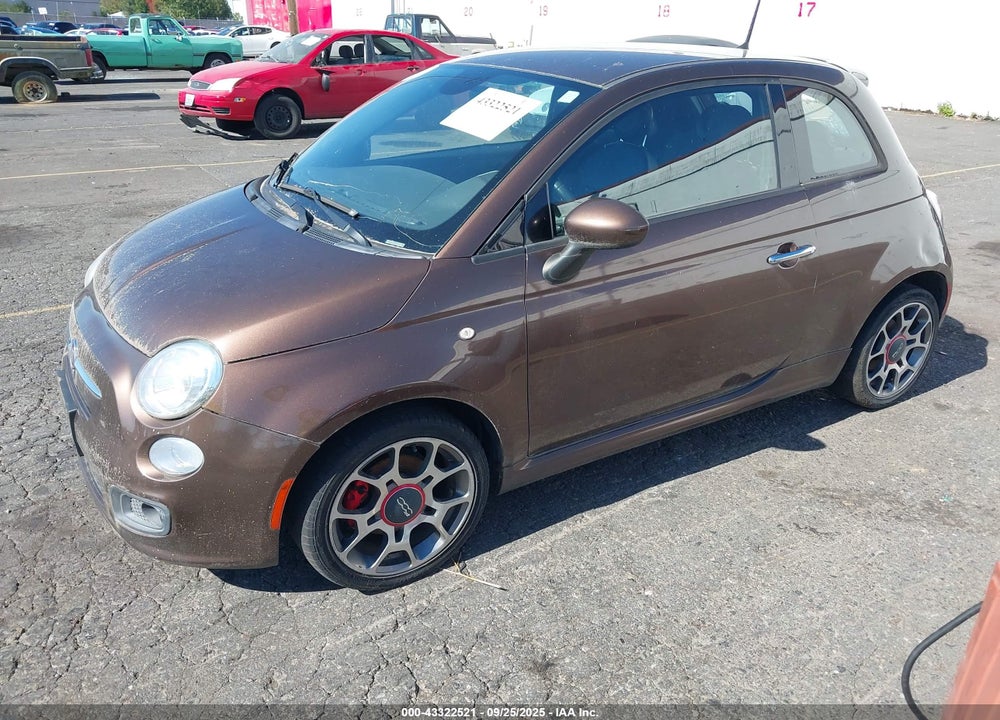 2015 FIAT 500 SPORT VIN: 3C3CFFBR2FT667629
