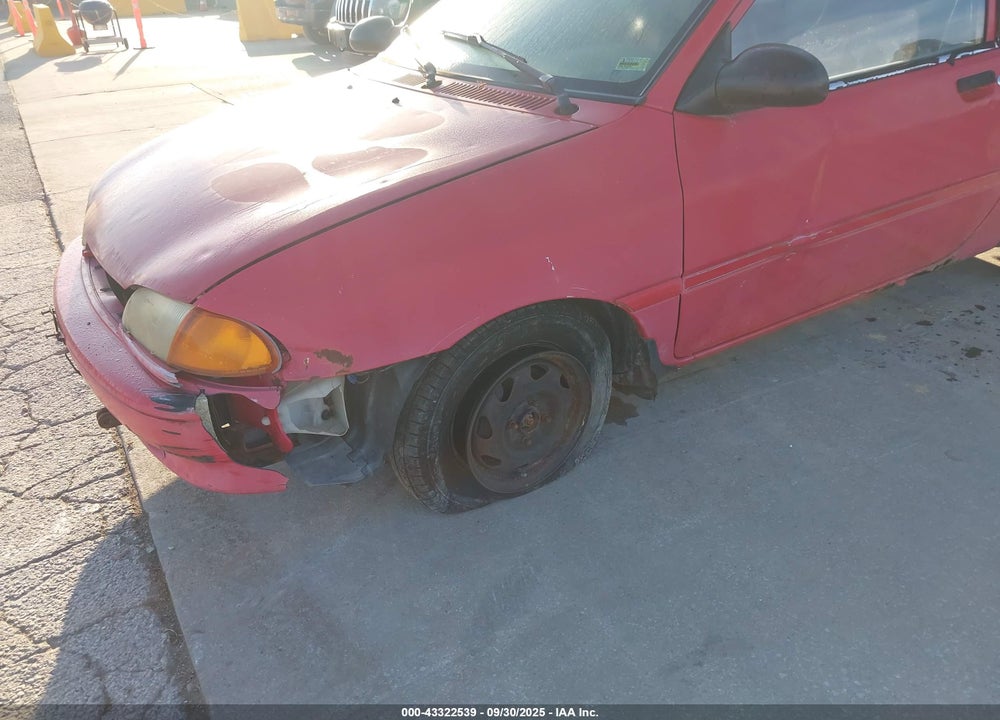 1996 FORD ASPIRE VIN: KNJLT05H1T6175083