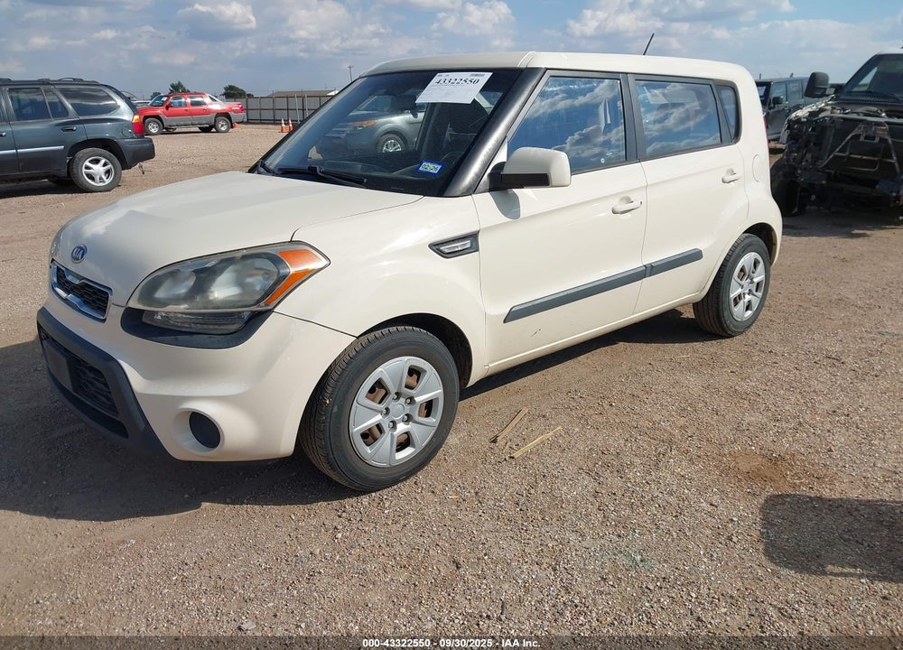 2012 KIA SOUL VIN: KNDJT2A51C7377000