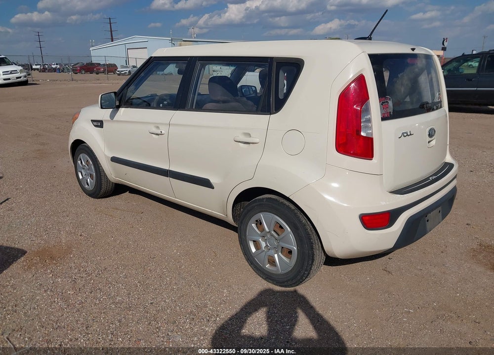 2012 KIA SOUL VIN: KNDJT2A51C7377000