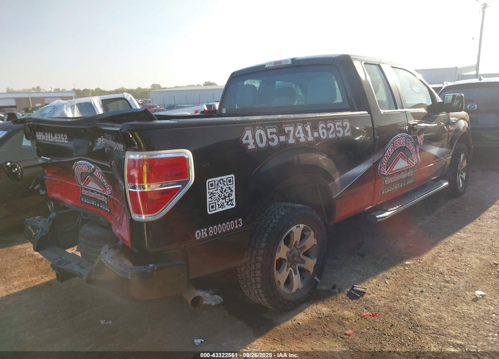 2013 FORD F-150 STX VIN: 1FTFX1CFXDFC79228