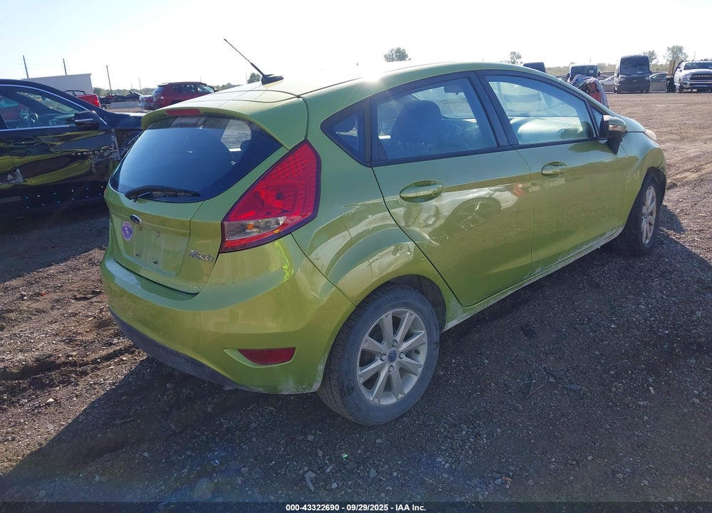 2013 FORD FIESTA SE VIN: 3FADP4EJ5DM158610