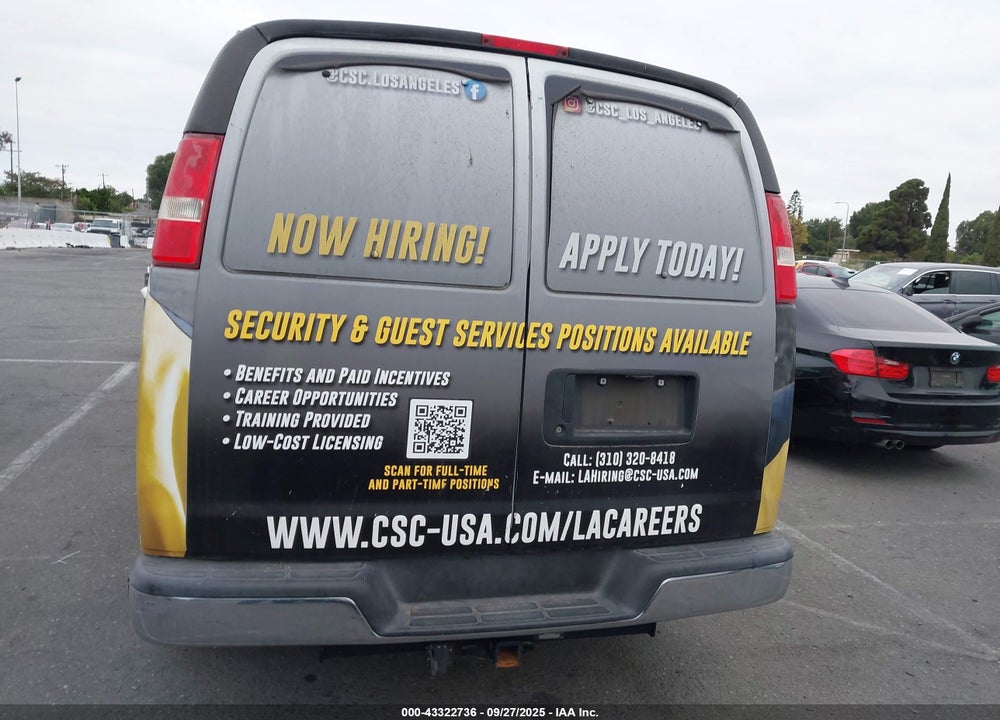 2017 CHEVROLET EXPRESS 3500 VIN: 1GAZGPFG6H1149107