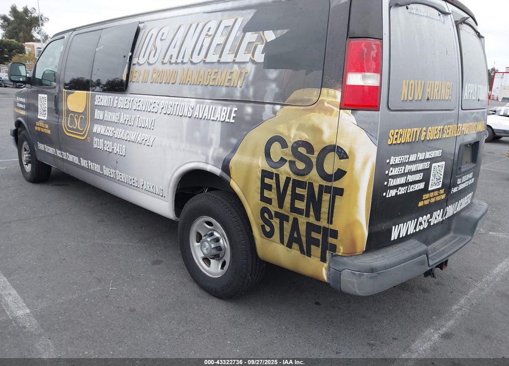 2017 CHEVROLET EXPRESS 3500 VIN: 1GAZGPFG6H1149107