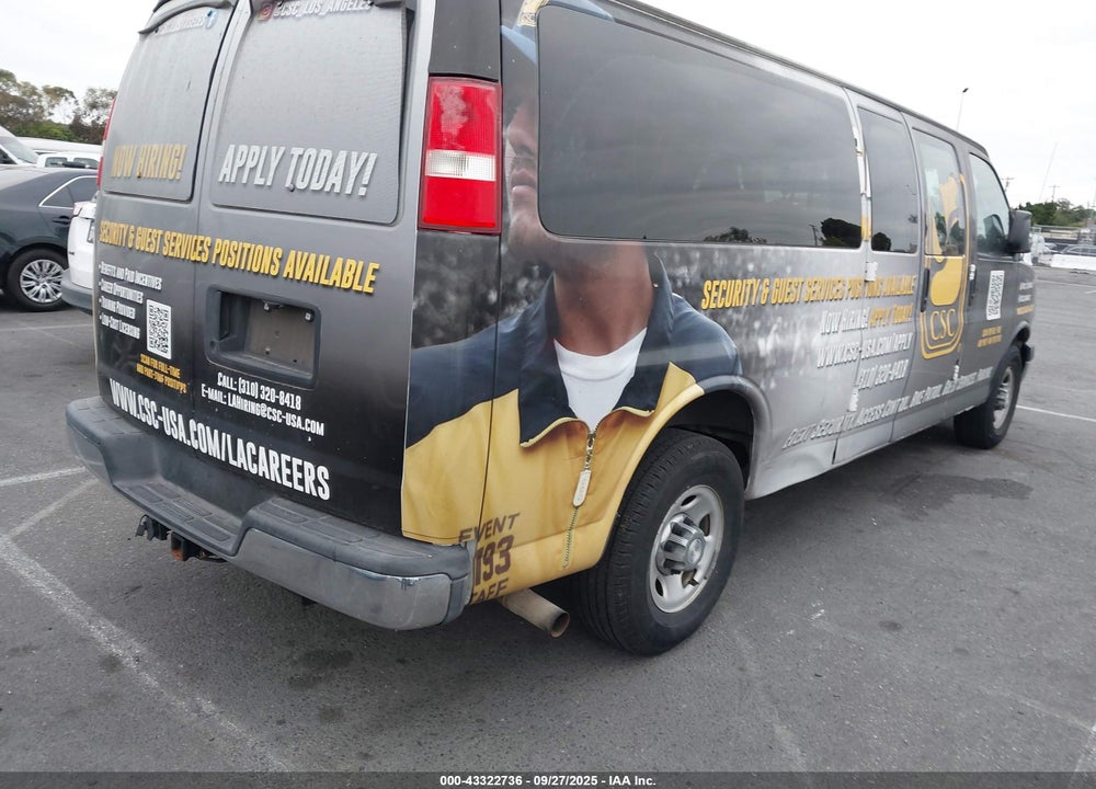 2017 CHEVROLET EXPRESS 3500 VIN: 1GAZGPFG6H1149107