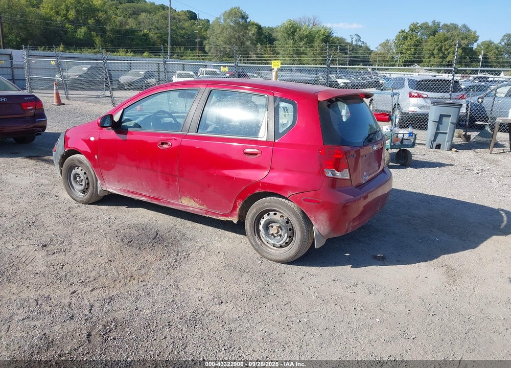 2007 CHEVROLET AVEO5 VIN: KL1TD66637B732676