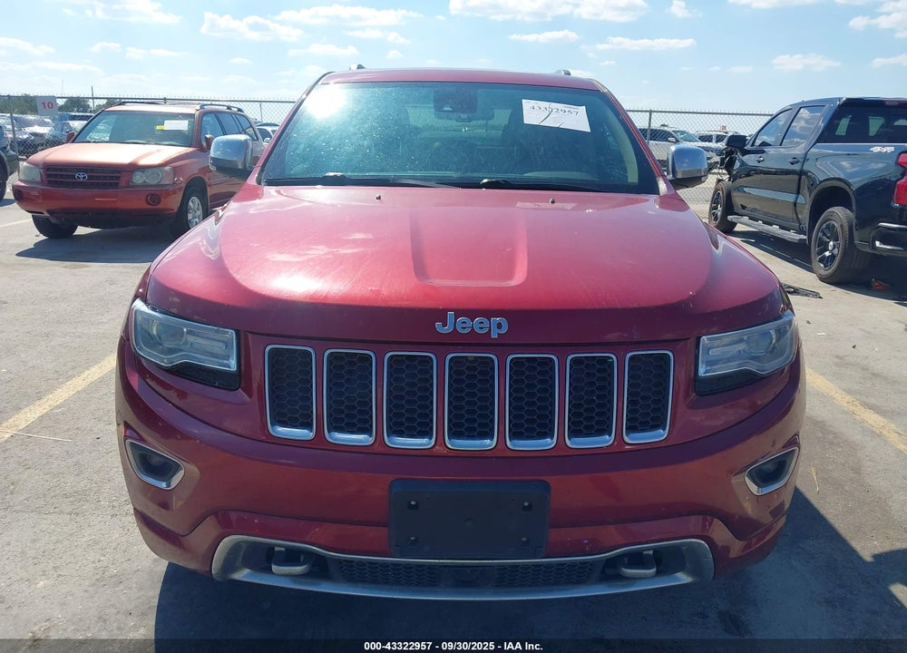 2014 JEEP GRAND CHEROKEE OVERLAND VIN: 1C4RJECM0EC336446