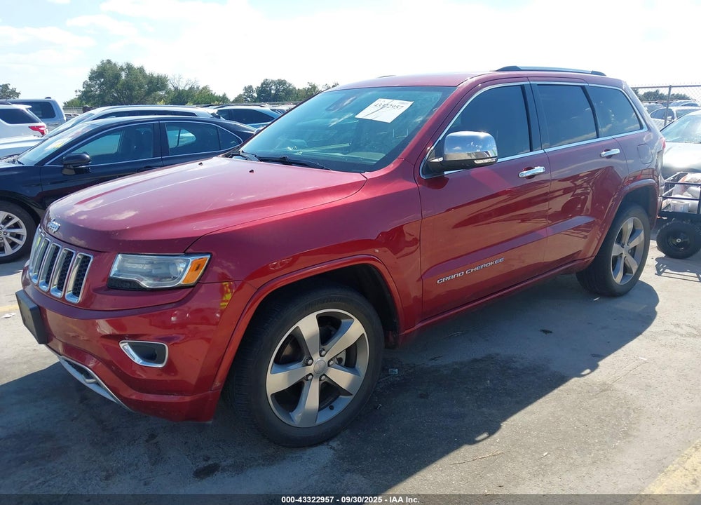 2014 JEEP GRAND CHEROKEE OVERLAND VIN: 1C4RJECM0EC336446