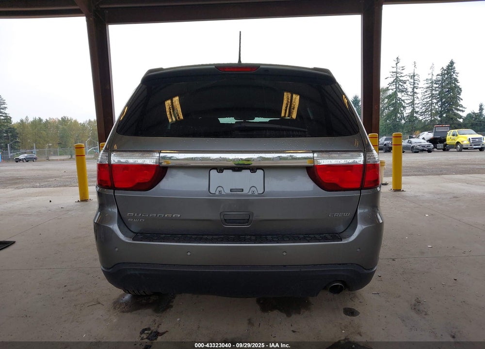 2012 DODGE DURANGO VIN: 1C4RDJDG5CC308860