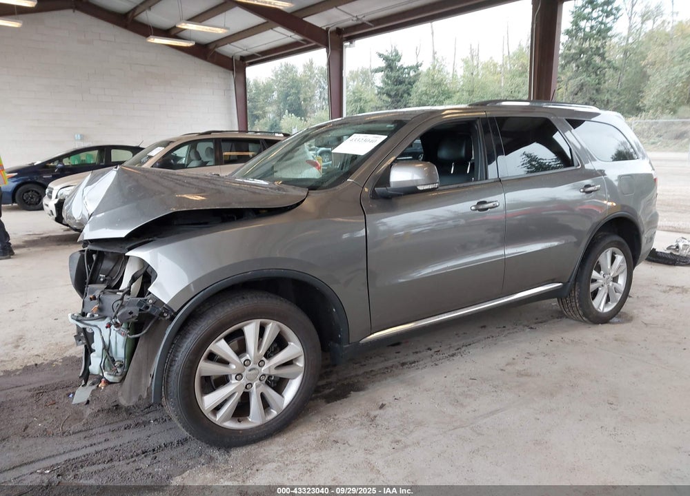 2012 DODGE DURANGO VIN: 1C4RDJDG5CC308860