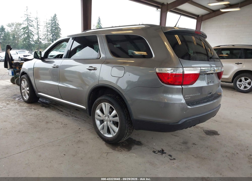 2012 DODGE DURANGO VIN: 1C4RDJDG5CC308860