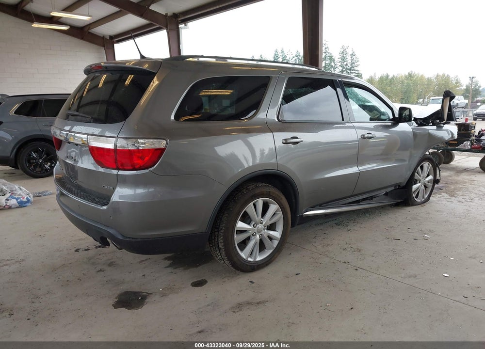 2012 DODGE DURANGO VIN: 1C4RDJDG5CC308860