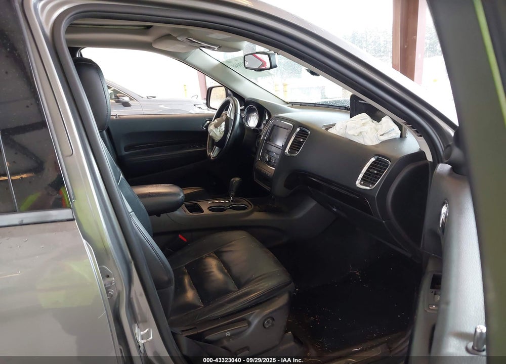 2012 DODGE DURANGO VIN: 1C4RDJDG5CC308860