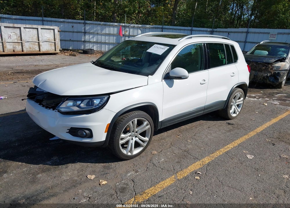 2012 VOLKSWAGEN TIGUAN VIN: WVGBV7AX9CW554133