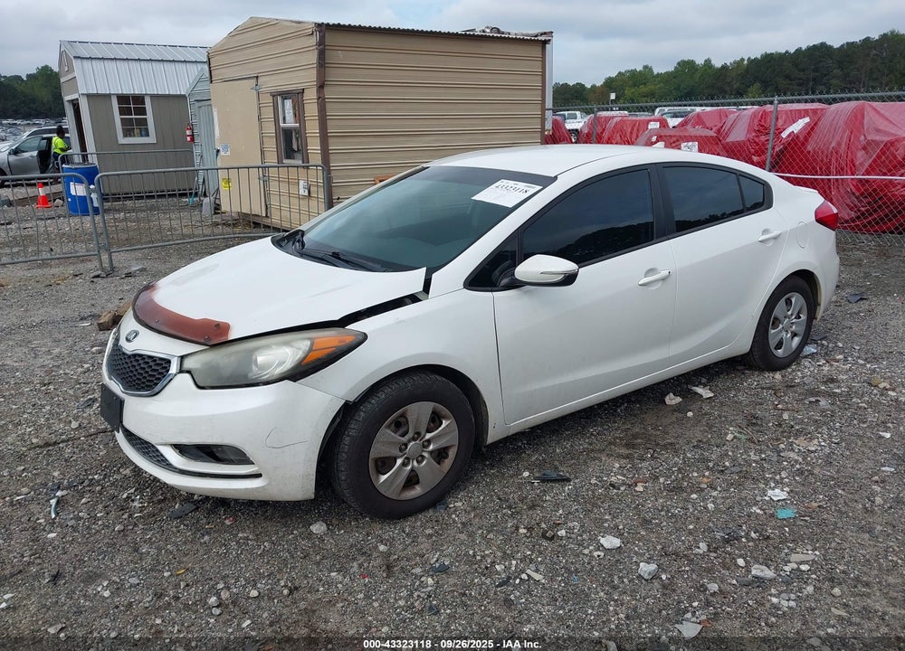 2015 KIA FORTE LX VIN: KNAFX4A61F5302325
