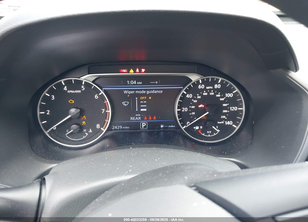 2025 NISSAN ALTIMA VIN: 1N4BL4DV1SN345062