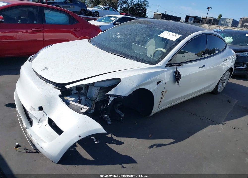 2022 TESLA MODEL 3 VIN: 5YJ3E1EA8NF373575