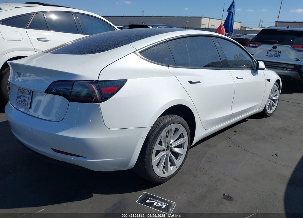 2022 TESLA MODEL 3 VIN: 5YJ3E1EA8NF373575