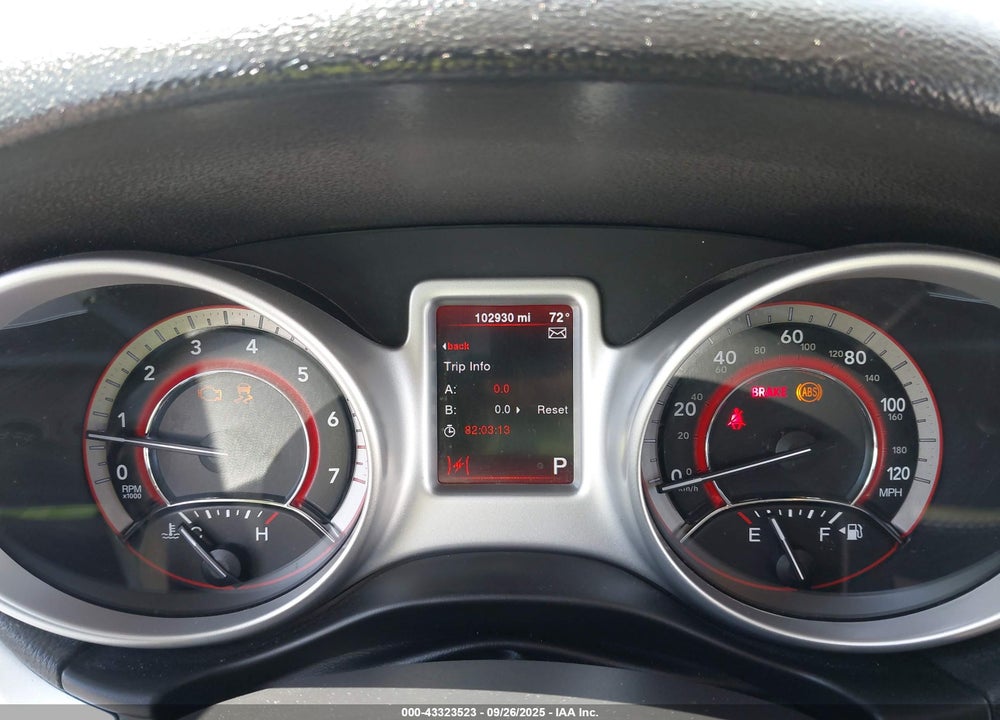 2016 DODGE JOURNEY VIN: 3C4PDCAB0GT166777