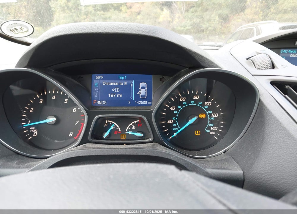 2013 FORD ESCAPE VIN: 1FMCU0F78DUC76359