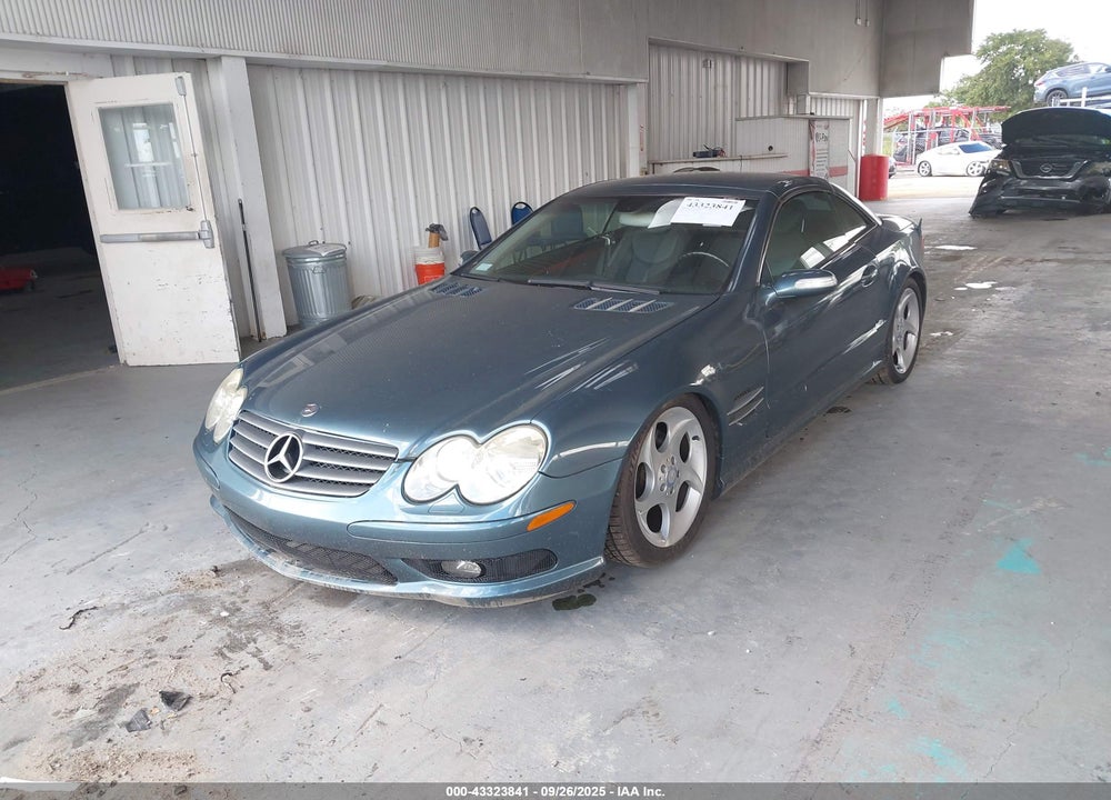2004 MERCEDES-BENZ SL 500 VIN: WDBSK75F54F070555