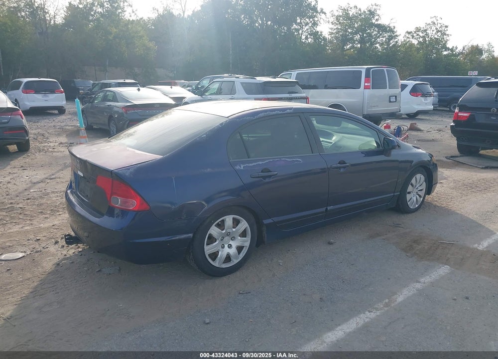 2008 HONDA CIVIC VIN: 2HGFA165X8H500644