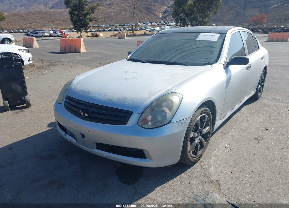 2006 INFINITI G35 VIN: JNKCV51E46M509952
