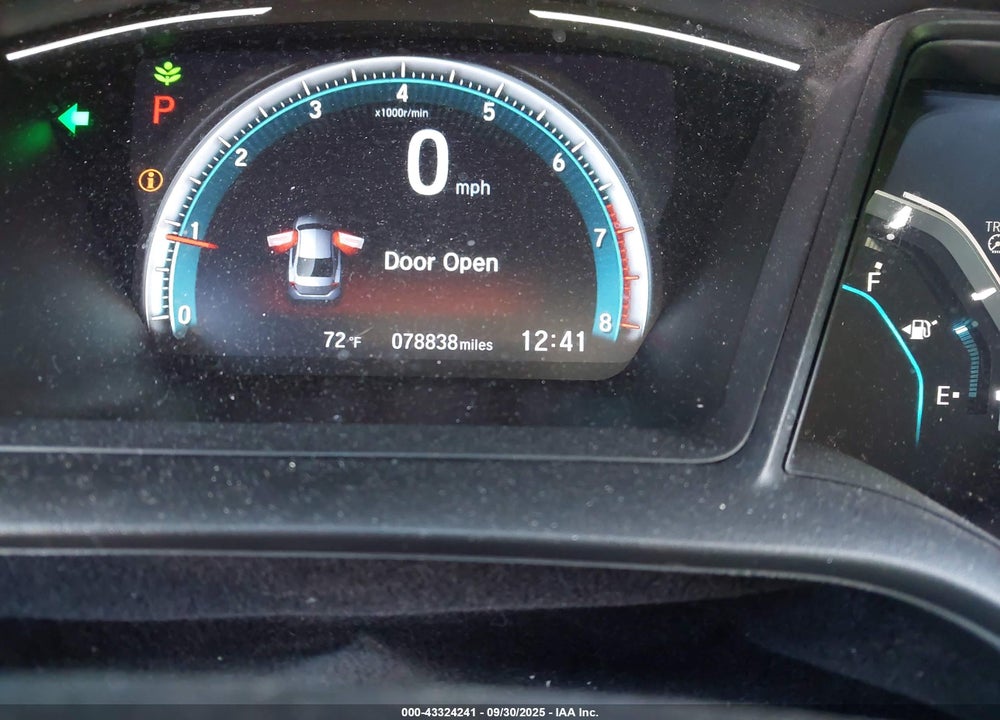 2019 HONDA CIVIC LX VIN: 2HGFC2F60KH523494