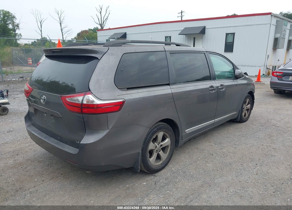 2017 TOYOTA SIENNA LE 8 PASSENGER VIN: 5TDKZ3DCXHS795474